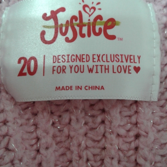 Justice pink sweater - Picture 4 of 5